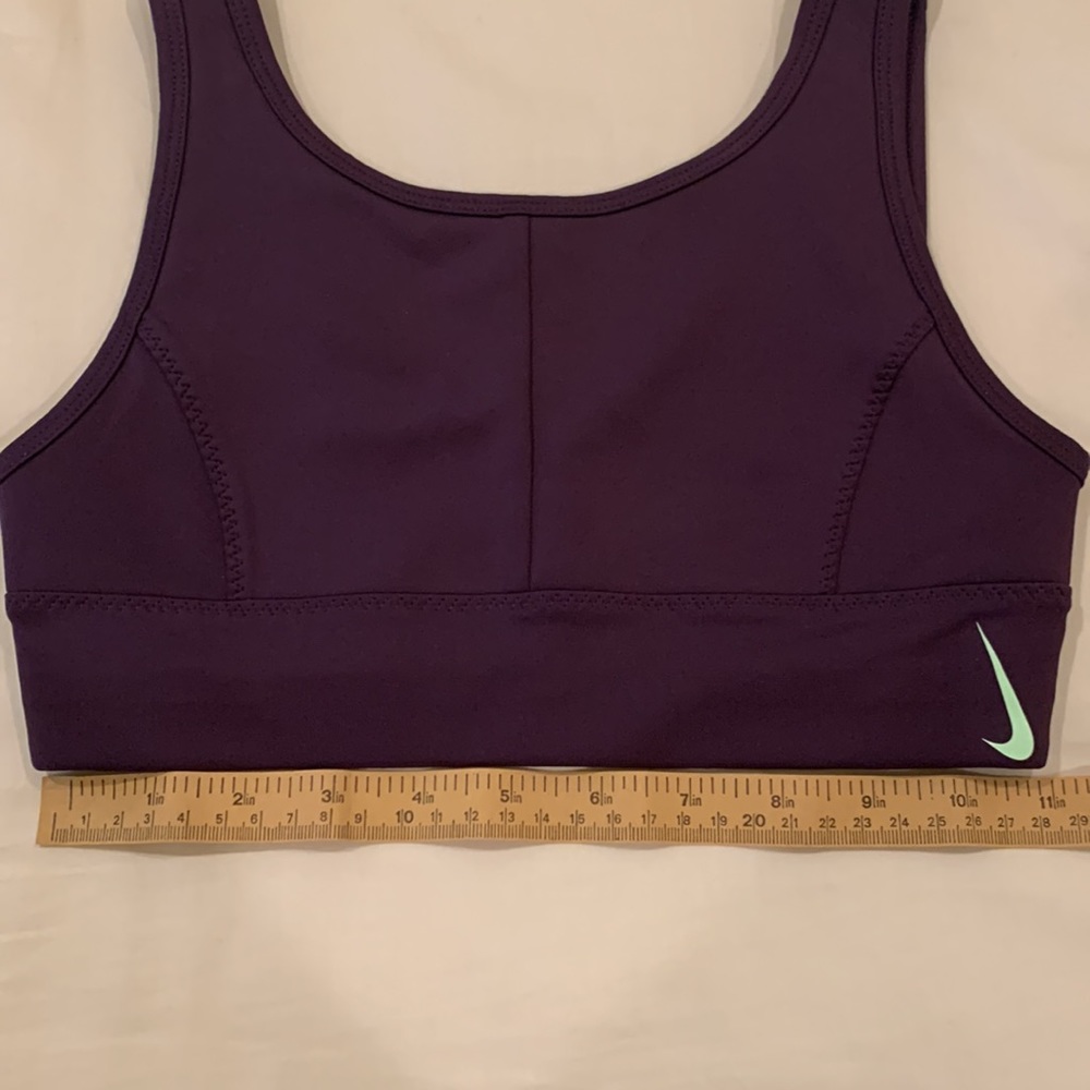 NIKE Sports Bra Plum Purple Sz XS - Picture 4 of 5